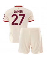 Bayern Munich Konrad Laimer #27 Alternativní dres pro děti 2024-25 Krátký Rukáv (+ trenýrky)